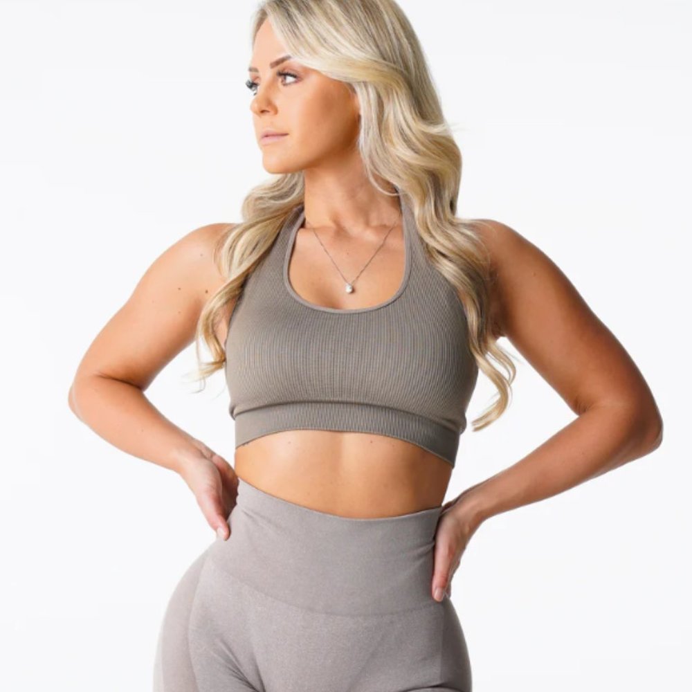 NVGTN Limitless Rib Halter Bra